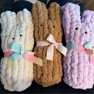 Set of Three Plush Bunny Toys medium